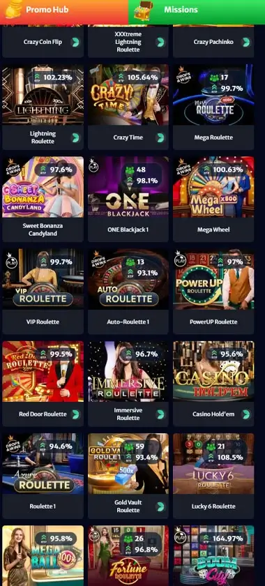 Hell Spin Casino mobile live casino interface screenshot showing live dealer tables including blackjack and roulette - Tested Hell Spin Casino mobile live casino interface screenshot showing live dealer tables including blackjack and roulette - Tested