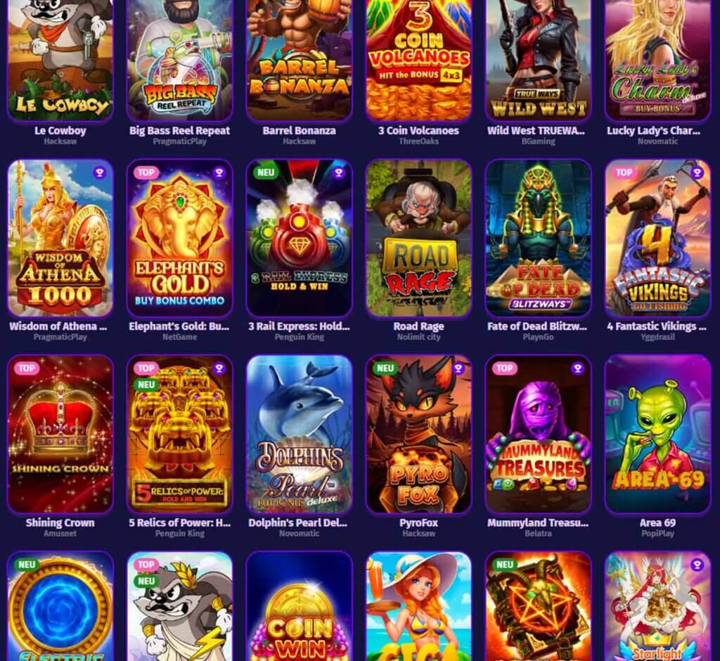 Lolly Spins Casino desktop slots lobby screenshot presenting variety of slot games with categories and providers - verified Lolly Spins Casino desktop slots lobby screenshot presenting variety of slot games with categories and providers - verified