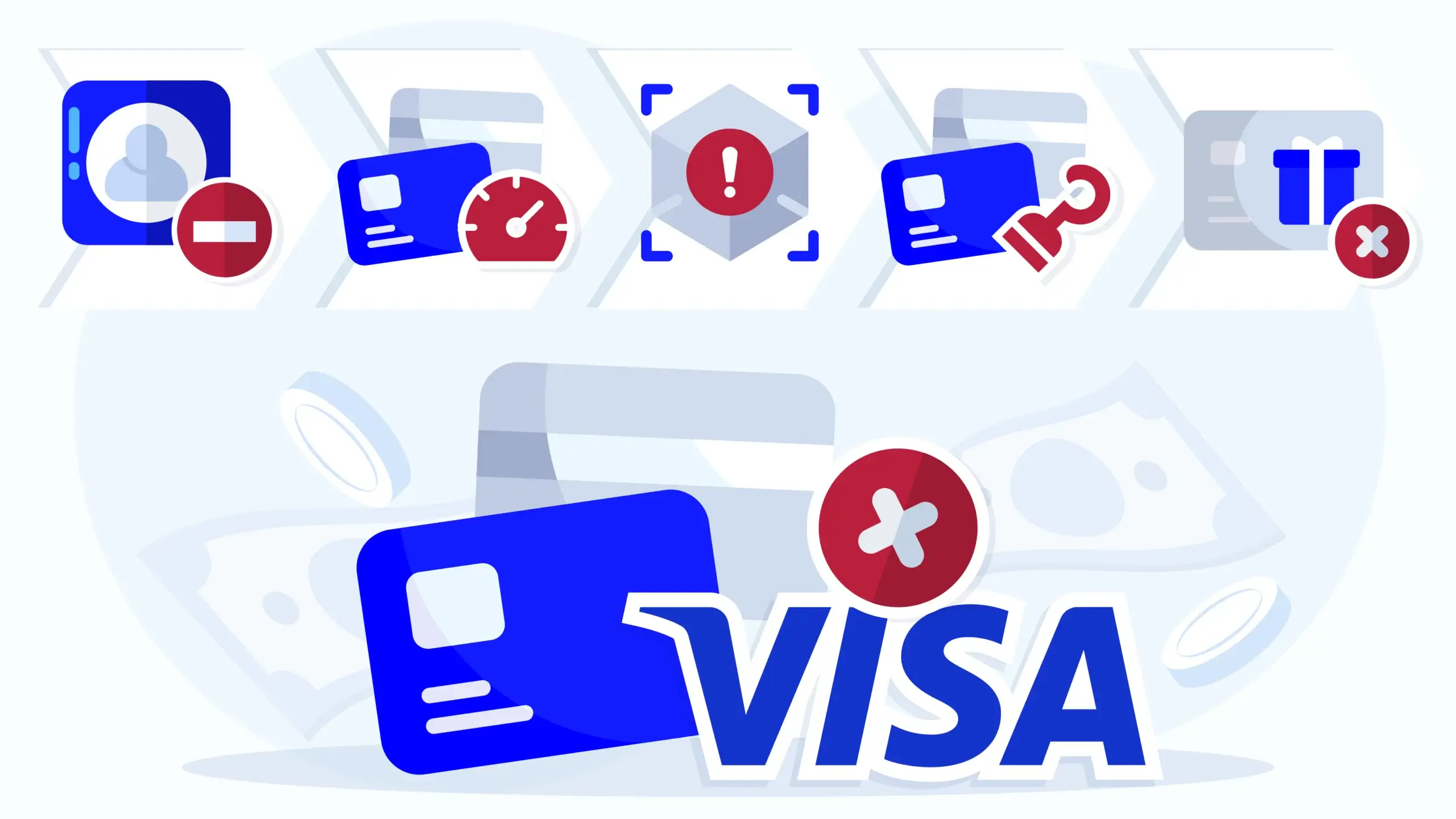Visa casino deposit declined diagnostic flowchart showing five causes including RBC TD gambling restrictions daily transaction limits 3D Secure not configured fraud alerts and prepaid gift card rejections with fixes for each at best Visa casinos Canada