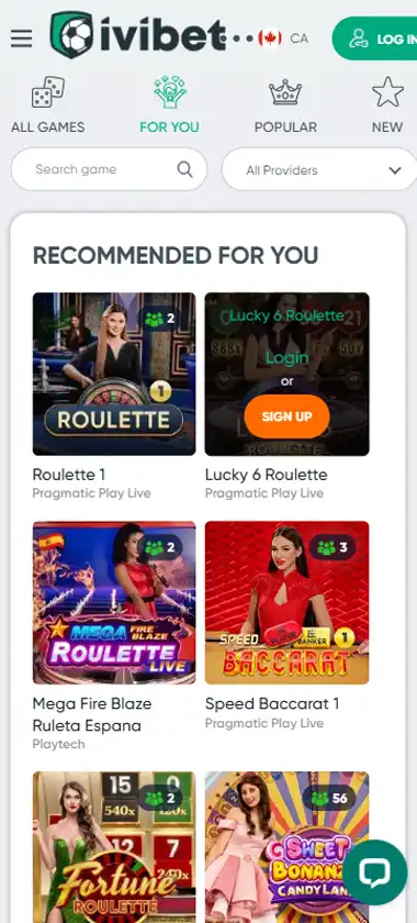 Ivibet Casino mobile live casino interface screenshot showing live dealer tables including blackjack and roulette - tested Ivibet Casino mobile live casino interface screenshot showing live dealer tables including blackjack and roulette - tested
