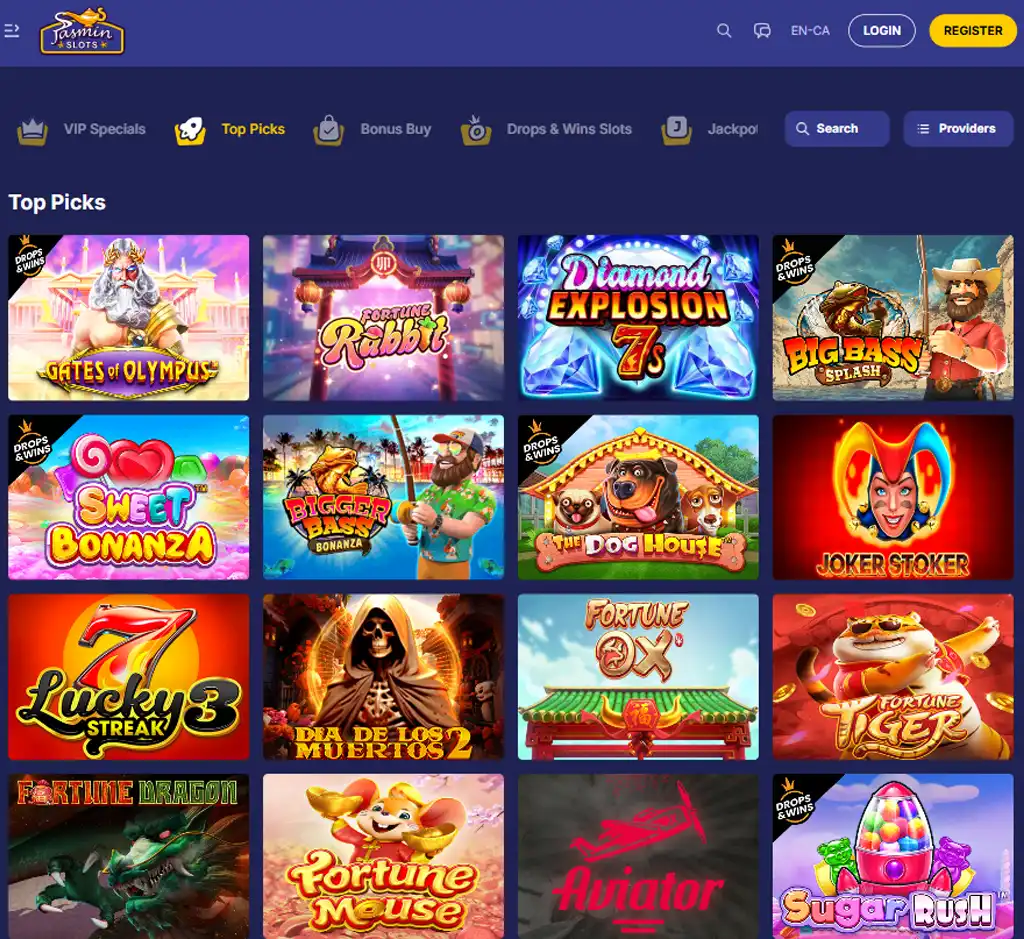 Jasmin Slots Casino desktop popular games section screenshot displaying featured slot titles, jackpots and player favorites - tested Jasmin Slots Casino desktop popular games section screenshot displaying featured slot titles, jackpots and player favorites - tested